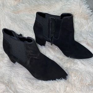 Black suede Booties